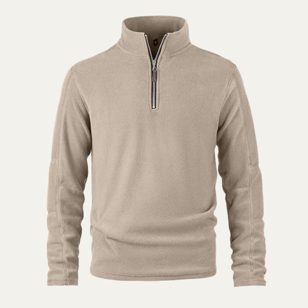 Mitchell | Half Zip Fleece Lined Knit Jumper