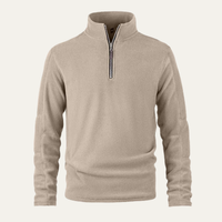Mitchell | Half Zip Fleece Lined Knit Jumper