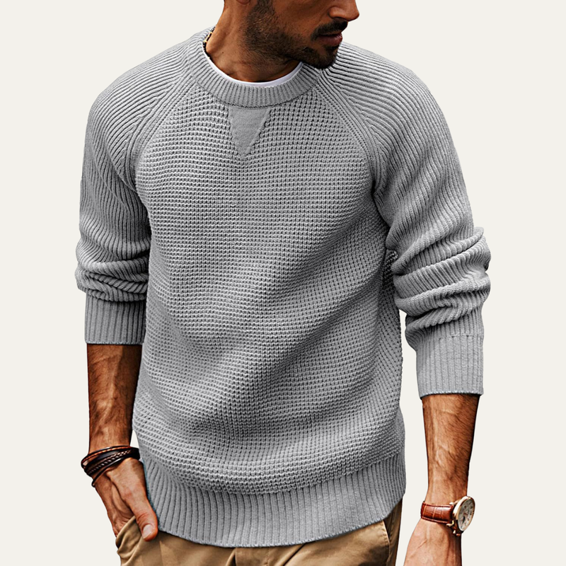 Matthias | Knitted Crew Neck Jumper for Men