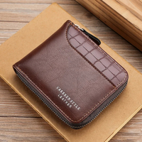 Edmund | Genuine Leather RFID Zip Wallet with Coin Pocket for Men