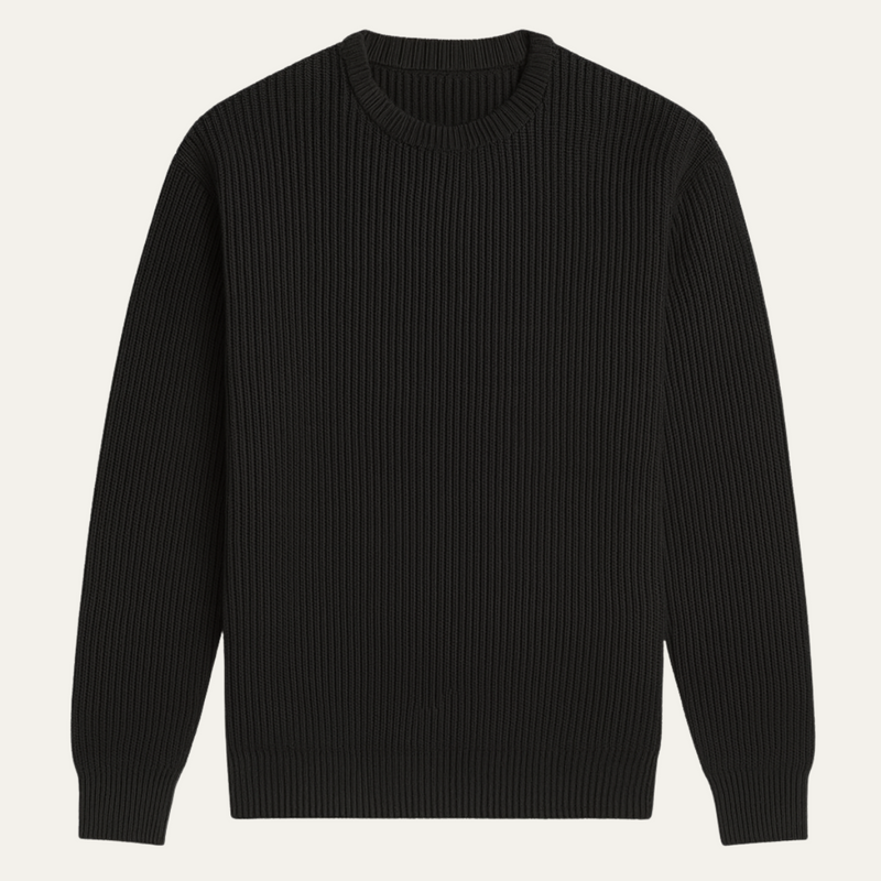 Fabian | Men's Ribbed Crew Neck Knit Jumper