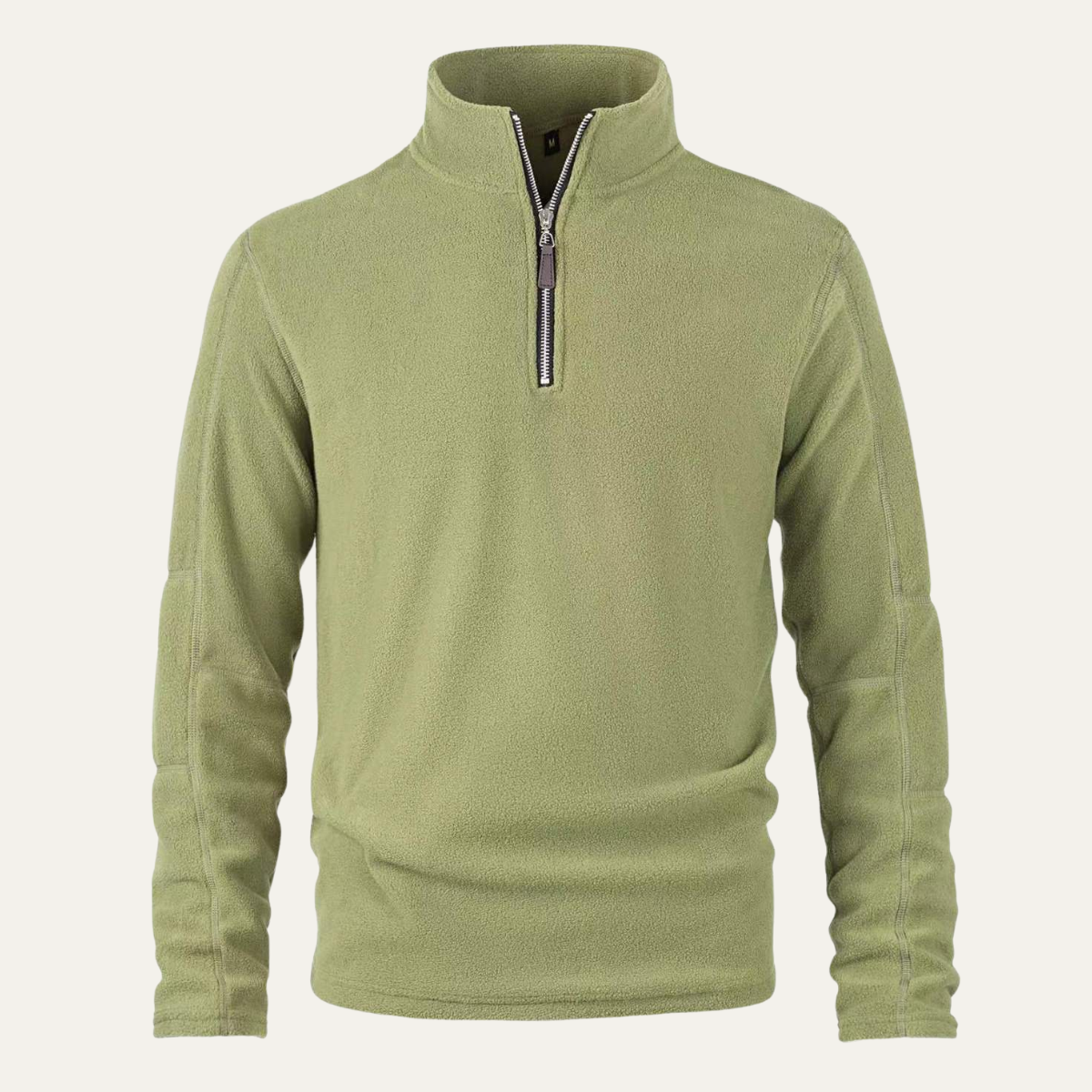 Mitchell | Half Zip Fleece Lined Knit Jumper