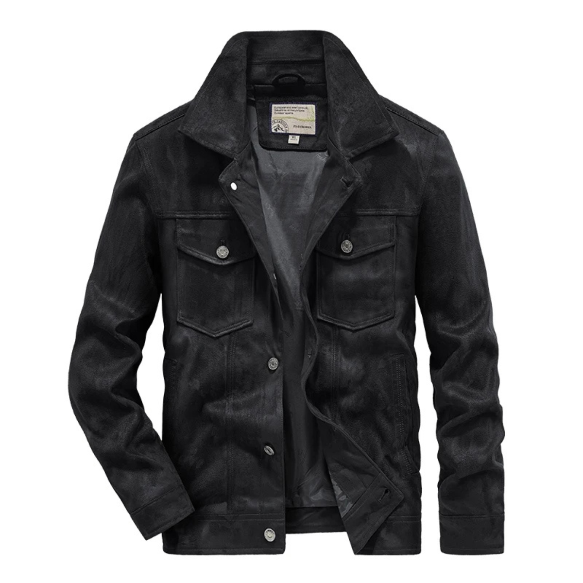 Kyle | Casual Suede Look Cargo Jacket