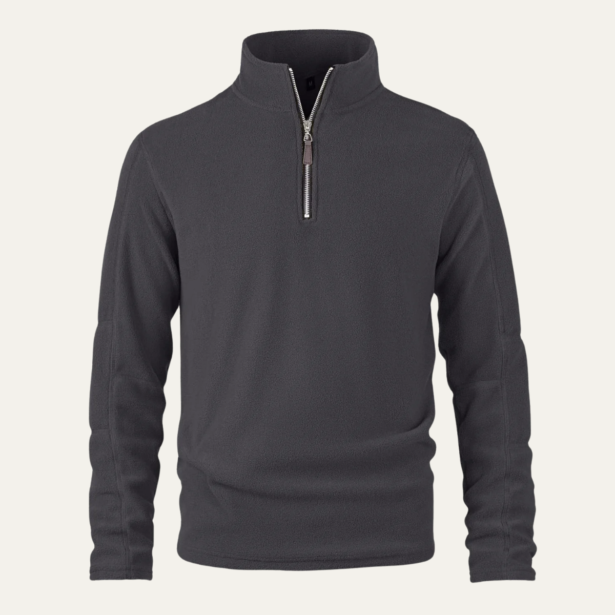 Mitchell | Half Zip Fleece Lined Knit Jumper