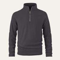 Mitchell | Half Zip Fleece Lined Knit Jumper