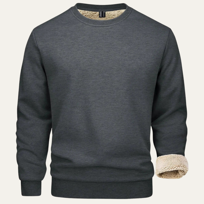 Errol | Men's Fleece Lined Crew Neck Jumper