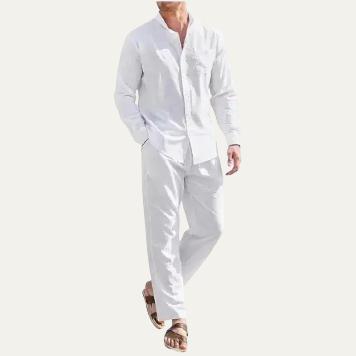 Otto | Men's Summer Shirt and Trousers Two-Piece Set