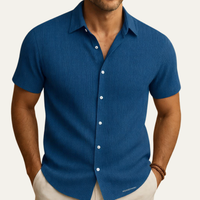 Douglas shirt in Marine Blue