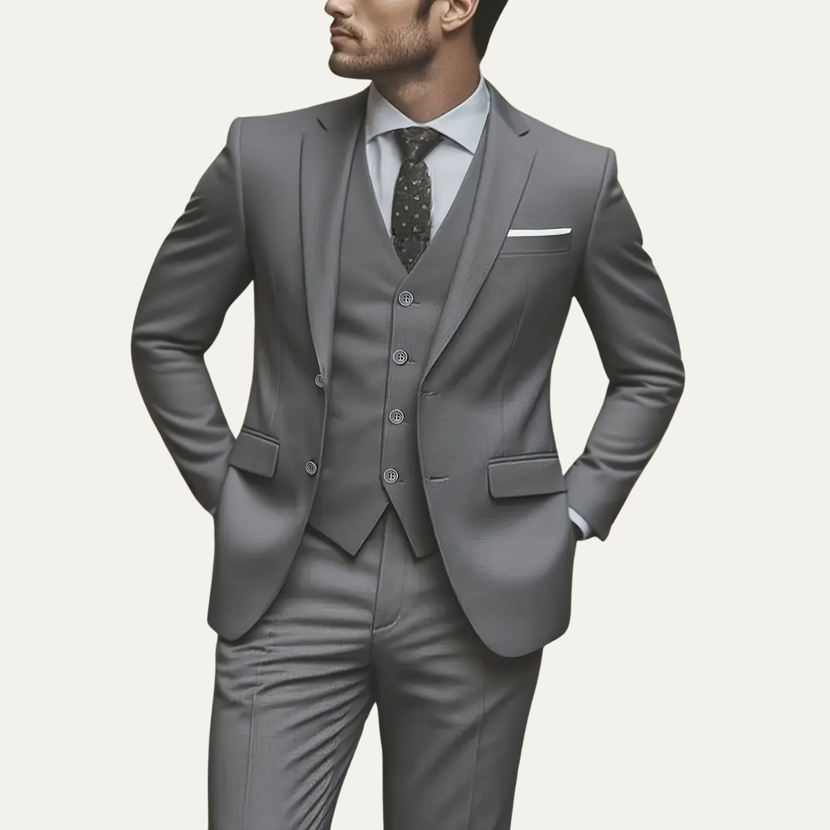 Bruno | Three Piece Tailored Formal Suit Set
