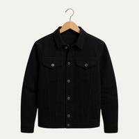 Chad Denim Jacket Black