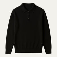 Florian | Cashmere Polo Shirt with Refined Collar