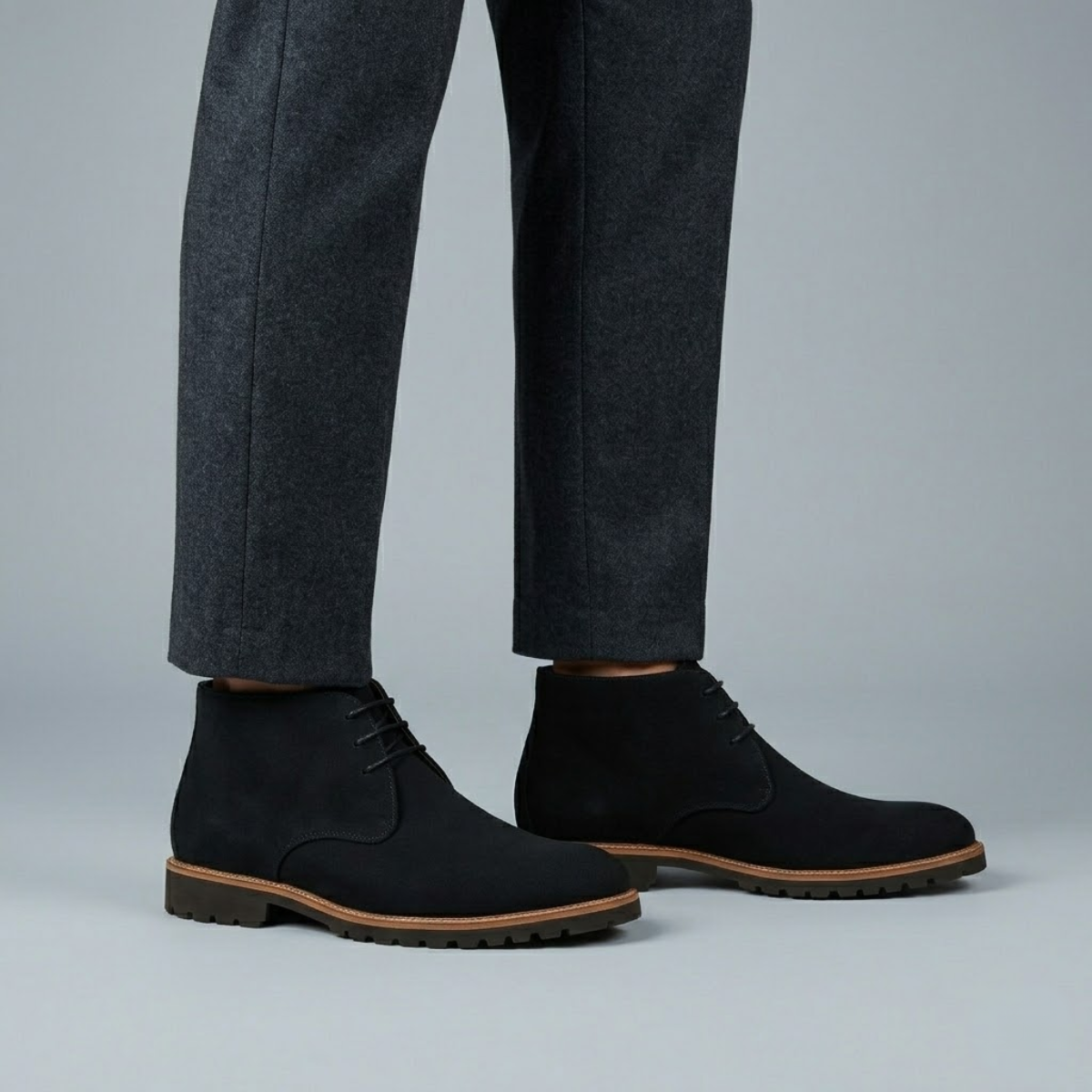 Pierce | Suede Lace-Up Chukka Boots
