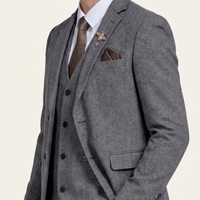 Cavendish suit button front detail