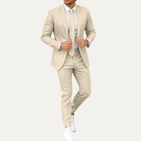 Cole | Lightweight Two Piece Formal Wedding and Business Suit Set