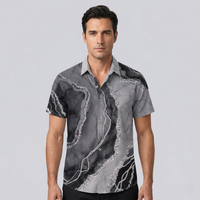 Joseph | Casual Patchwork Short Sleeve Button-Up Shirt