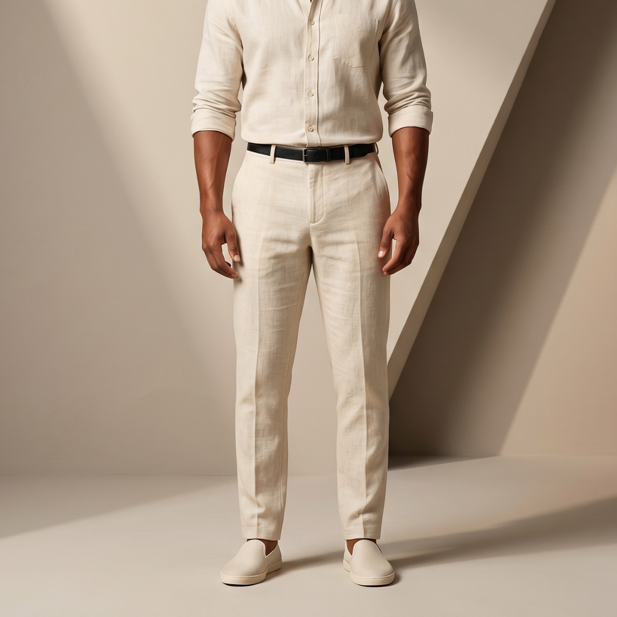 Holden Linen Trousers Beige