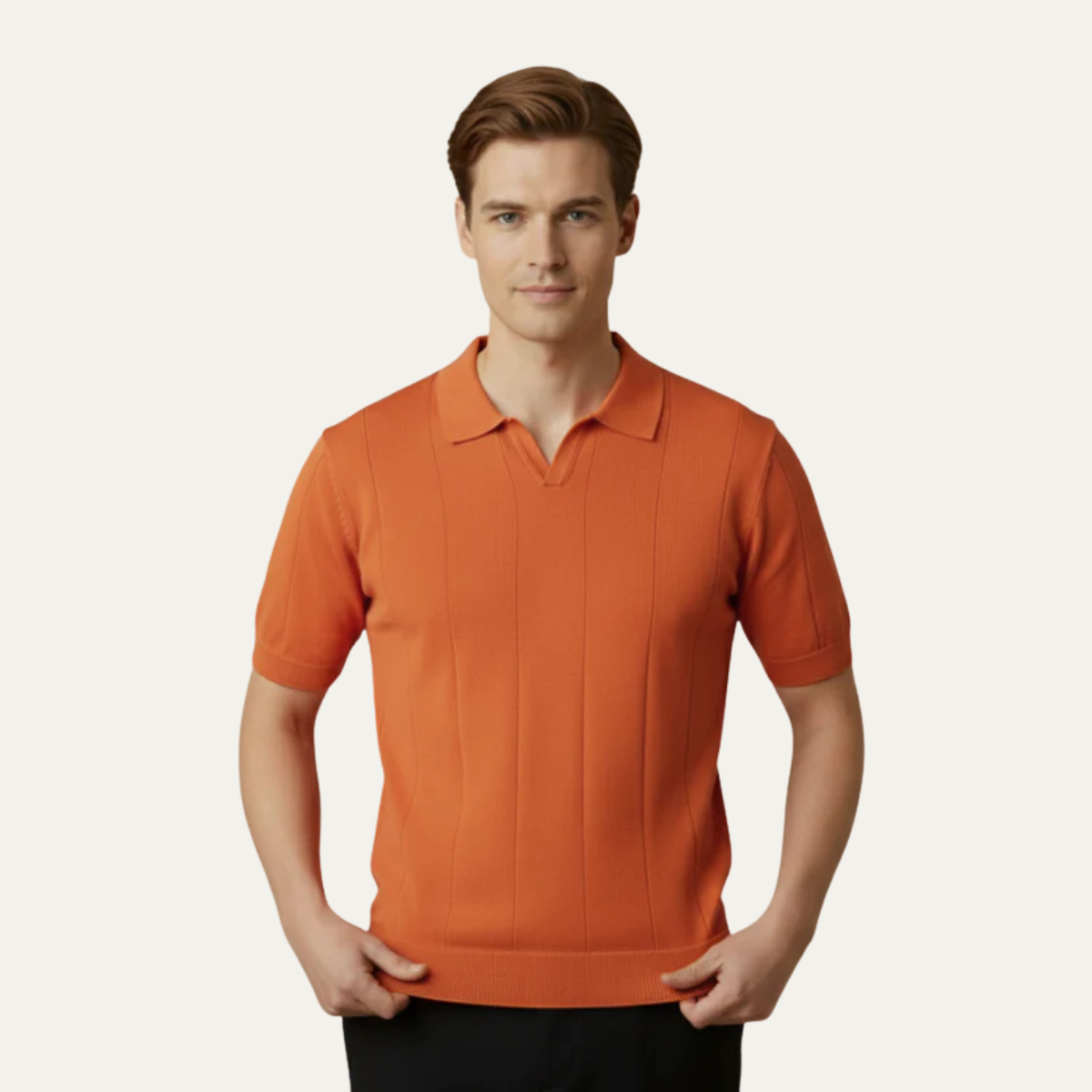 Crispin polo Orange