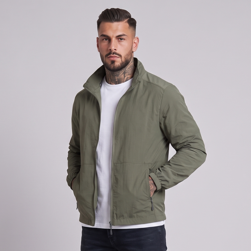 Landon | Lightweight Zip Up Jacket