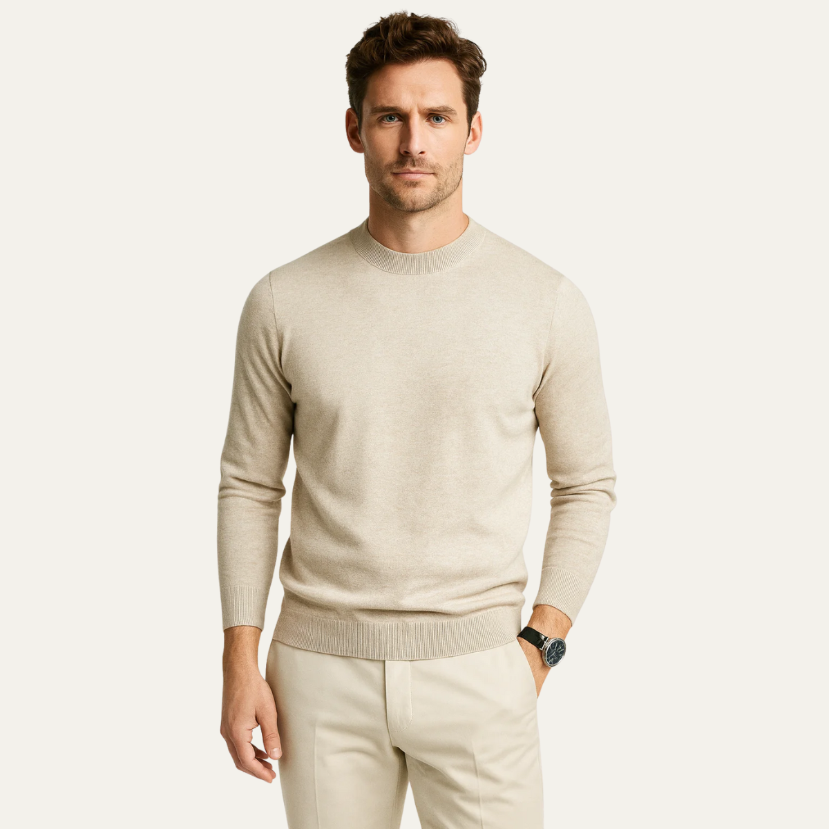 Mordecai | Trendy Crew Neck Knit Jumper