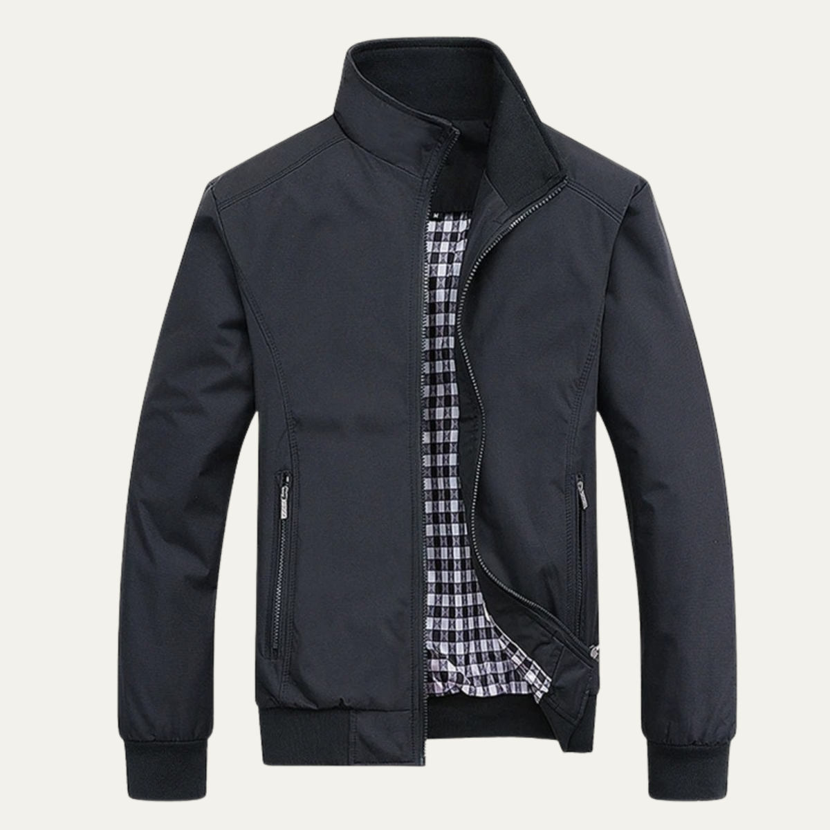 Laird | Casual Stand Collar Bomber Jacket