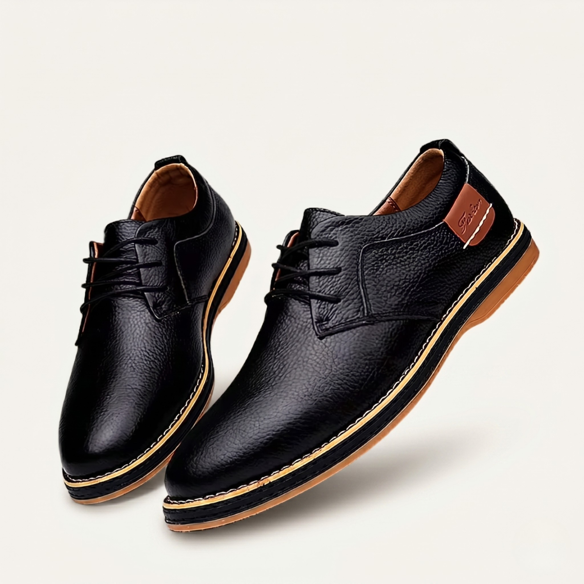 Immanuel | Elegant Leather Lace Up Dress Shoes