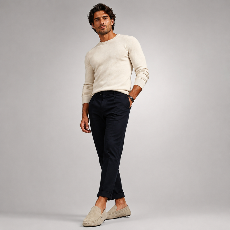 Noel | Men's Suede Leather Slip-On Loafers