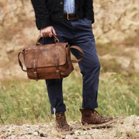 Earl | Vintage Genuine Leather Crossbody Shoulder Bag for Men