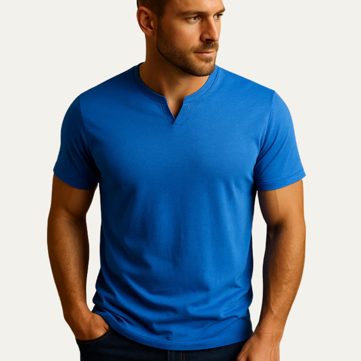 Drew polo in Blue