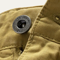 Isaac | 100% Cotton Camouflage Cargo Shorts
