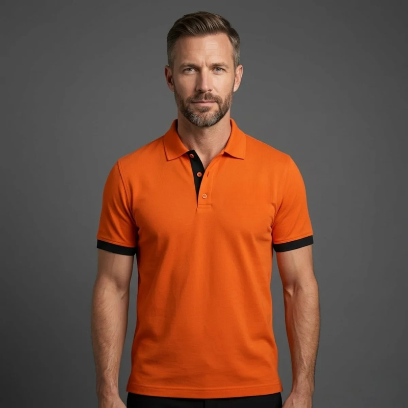 Grant | Elegant Short Sleeve Polo Shirt