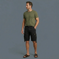 Jake cargo shorts Black