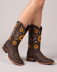 Marigold | Embroidered Cowboy Boots