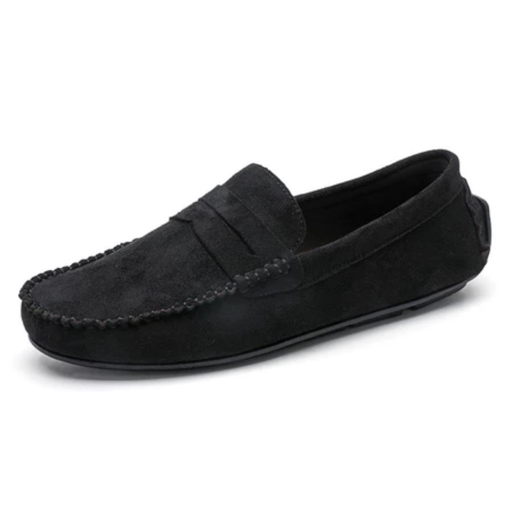 Nasir | Men's Suede Slip On Loafers