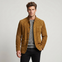Luka | Casual Suede Single Breasted Blazer Jacket