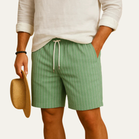 Hank Cotton Shorts Green