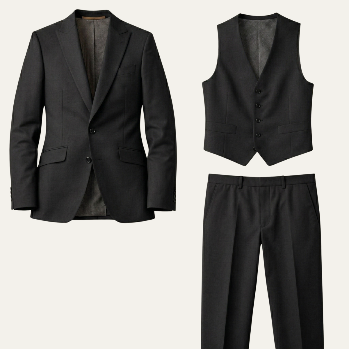 Osborne | Men's Elegant Three-Piece Jacket, Gilet and Trousers Suit