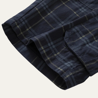 Glenn Plaid Cargo Shorts detail