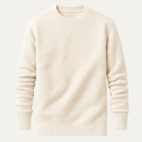 Mateo | Loose Fit Waffle Texture Knit Jumper for Men