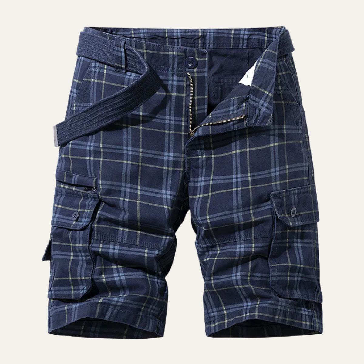 Glenn Plaid Cargo Shorts