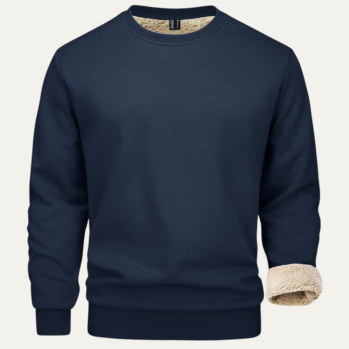 Errol | Men's Fleece Lined Crew Neck Jumper