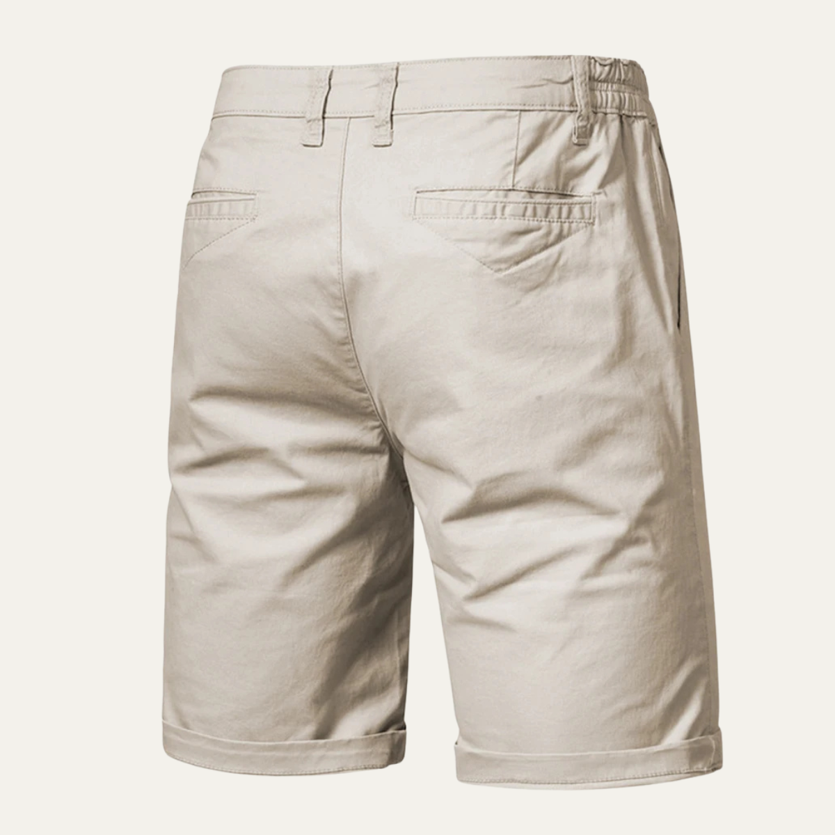 Garrett | Men's Solid Colour Cotton Casual Chino Shorts