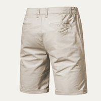 Garrett | Men's Solid Colour Cotton Casual Chino Shorts