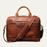 Edgar | Vintage Genuine Leather Laptop Briefcase for Men
