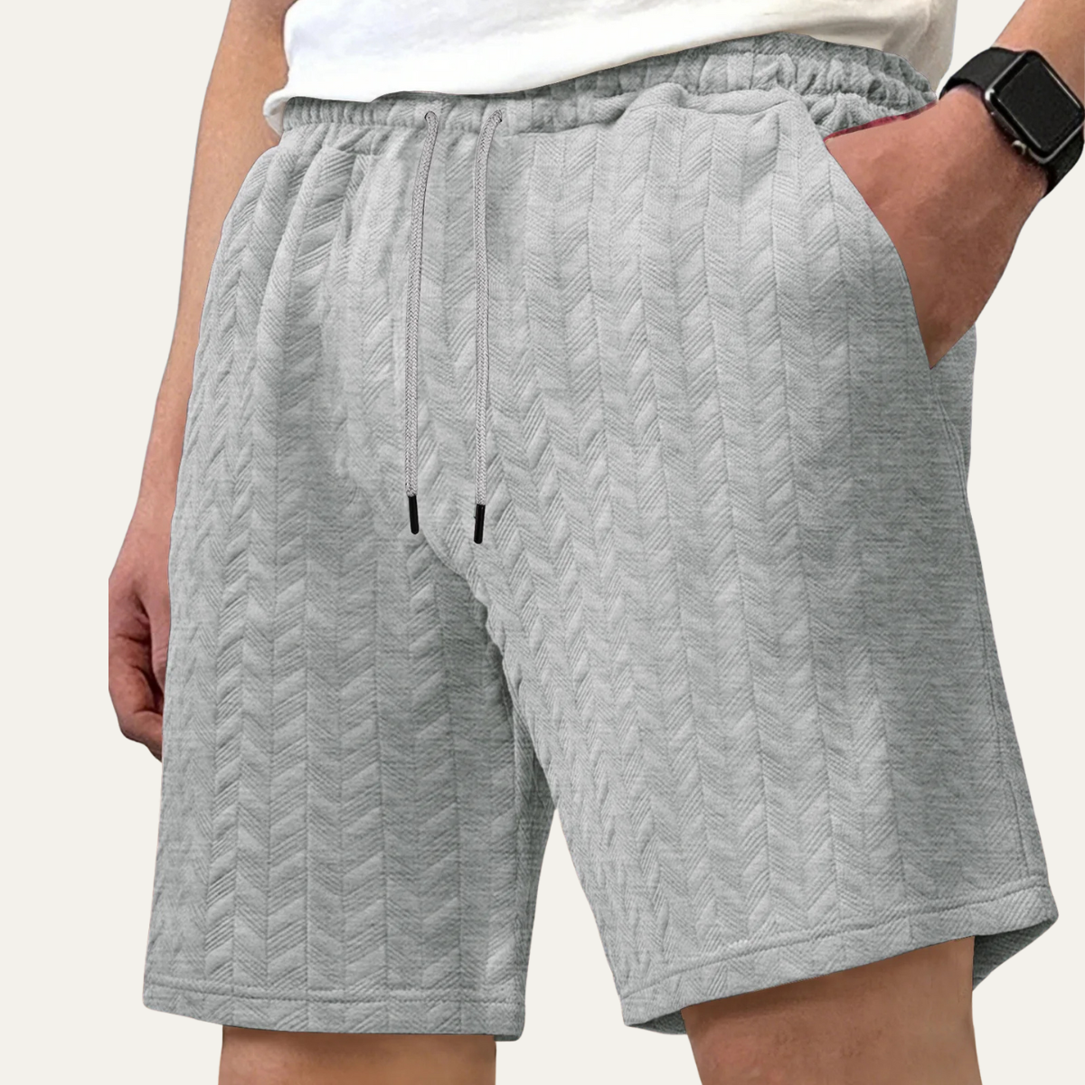 Gary shorts in Light Grey