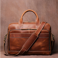 Edgar | Vintage Genuine Leather Laptop Briefcase for Men