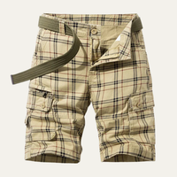 Glenn Plaid Cargo Shorts