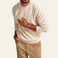 Mateo | Loose Fit Waffle Texture Knit Jumper for Men