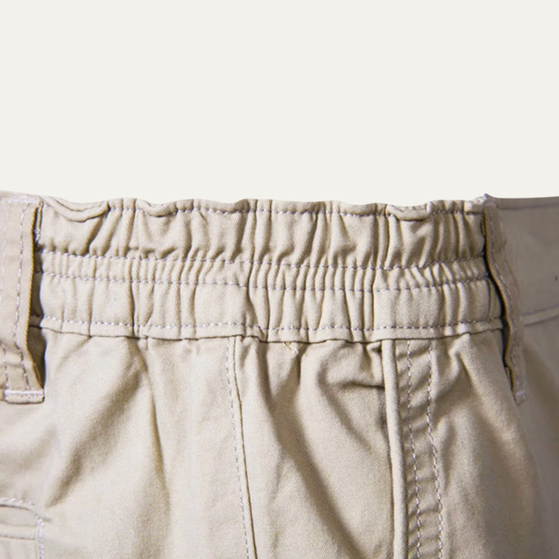 Garrett | Men's Solid Colour Cotton Casual Chino Shorts