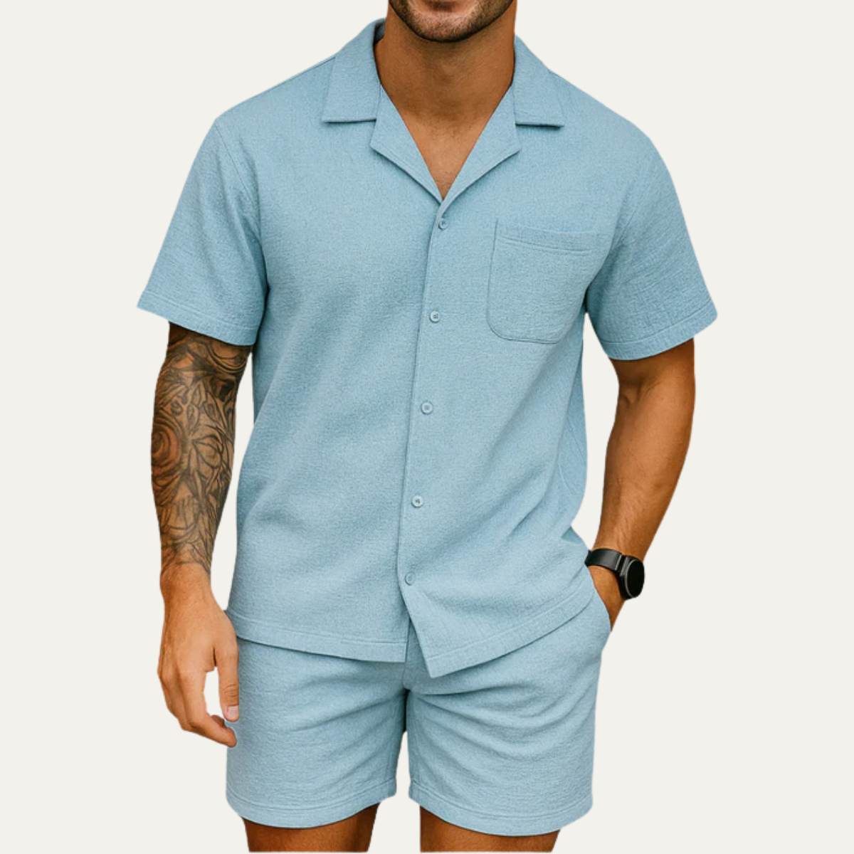 Brody | Casual Summer Shirt and Shorts Set