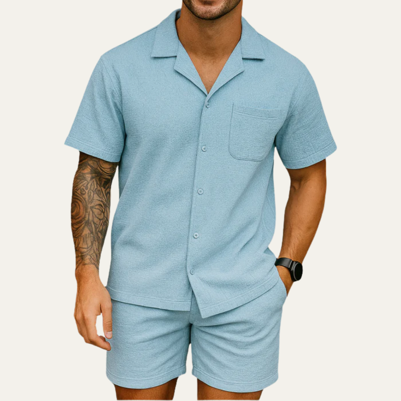 Brody | Casual Summer Shirt and Shorts Set
